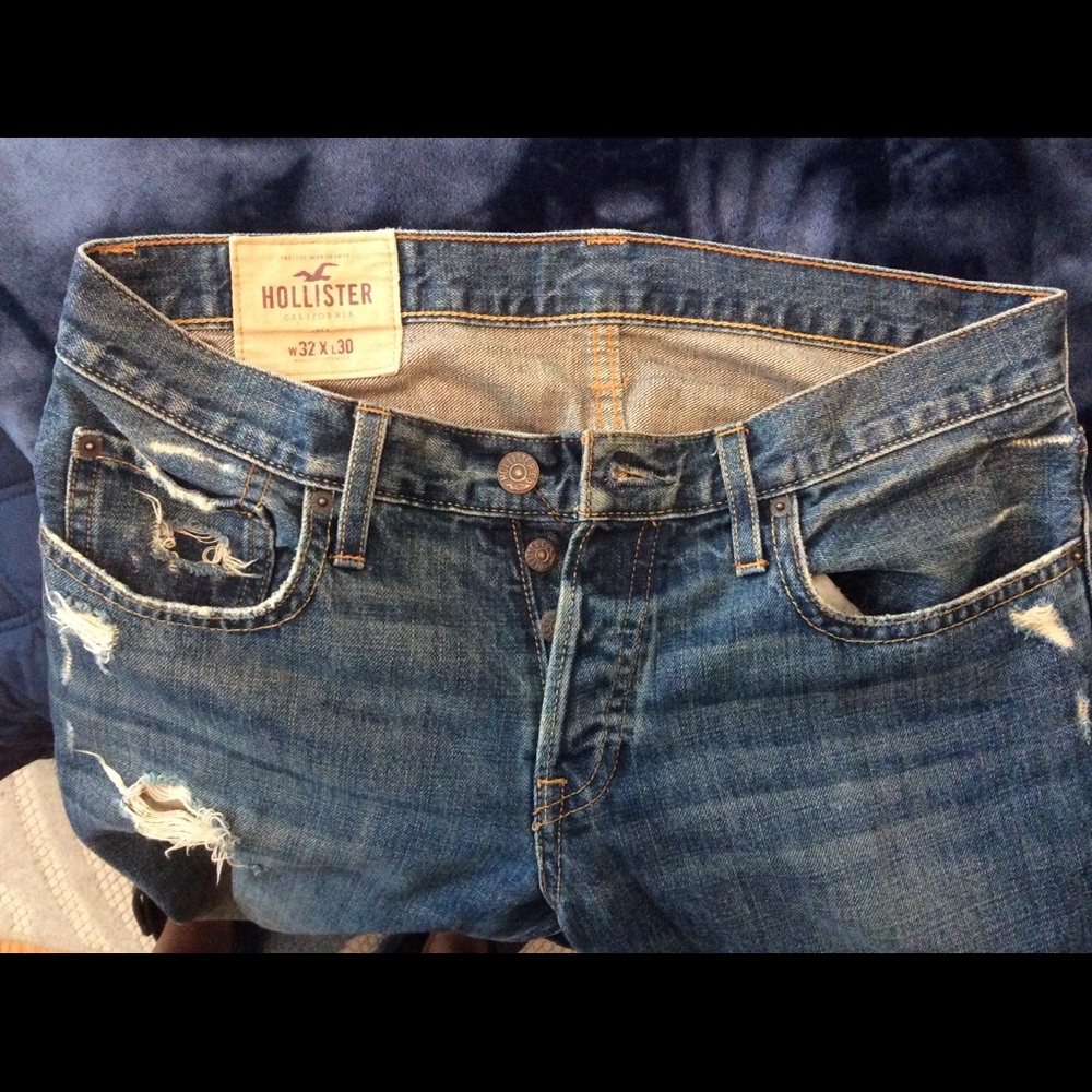 Straight leg holister men jean